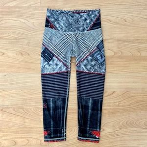 Niyama Sol Crop (beachcomber) Leggings size Small